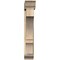 Ekena Millwork Balboa Traditional Rough Sawn Bracket w/ Offset Brace, Douglas Fir, 8"W x 36"D x 48"H BKT0806X36X48BOA01RDF - alternate 4